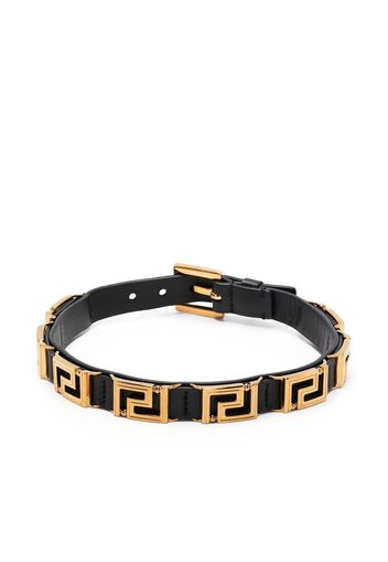 Versace Greca-detail choker necklace - Schwarz