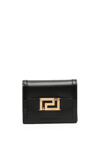 Versace bi-fold leather wallet - Schwarz