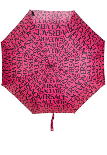 Versace logo-print umbrella - Rosa