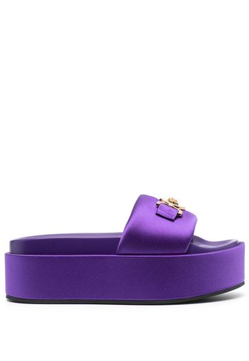 Versace Medusa Head slides - Violett