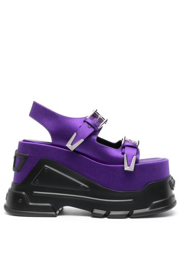 Versace Medusa Anthem platform sandals - Violett