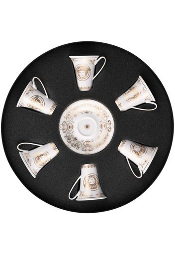 Versace Medusa Gala cups and saucers (set of six) - Gold