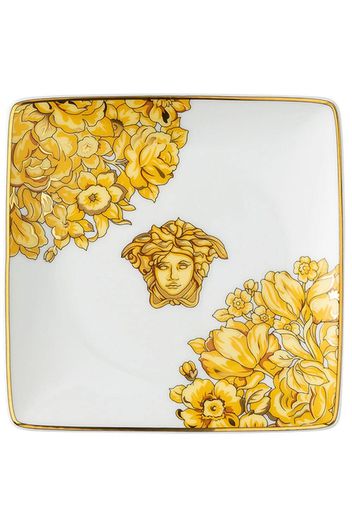 Versace Medusa Rhapsody square plate (12cm) - Weiß