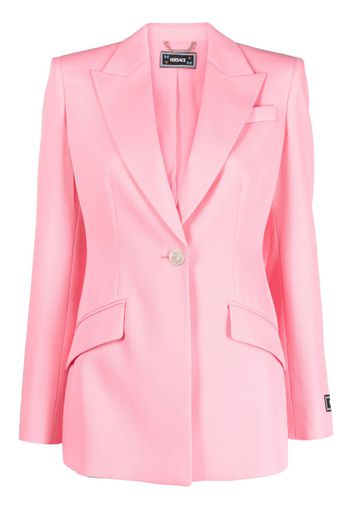 Versace Medusa single-breasted virgin-wool blazer - Rosa