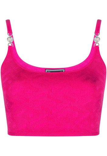 Versace La Greca Strickoberteil - Rosa