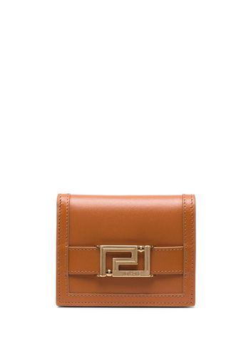 Versace Greca Goddess bifold wallet - Braun