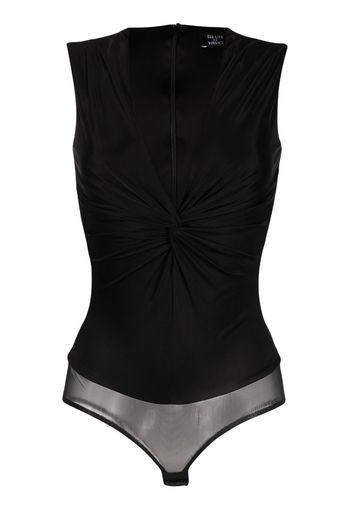 Versace V-neck bodyduit - Schwarz