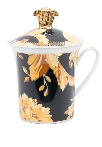 Versace x Rosenthal Vanity Barocco print mug - Schwarz