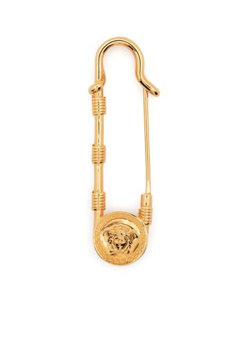 Versace Medusa safety pin brooch - Gold