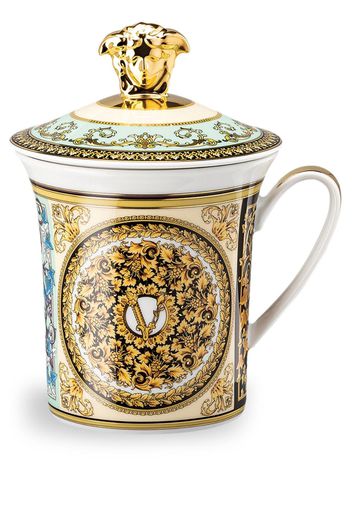 Versace x Rosenthal Barocco Mosaic Tasse mit Deckel 9,8cm - Mehrfarbig