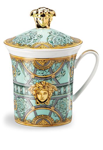 Versace Scala Palazzo porcelain lid mug - Mehrfarbig