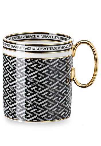 Versace La Greca Signature mug - Schwarz