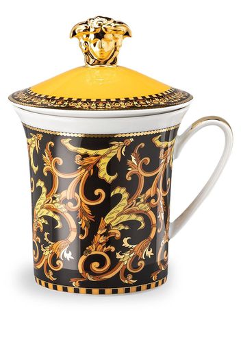 Versace x Rosenthal Barocco lidded porcelain mug (9.8cm) - Mehrfarbig