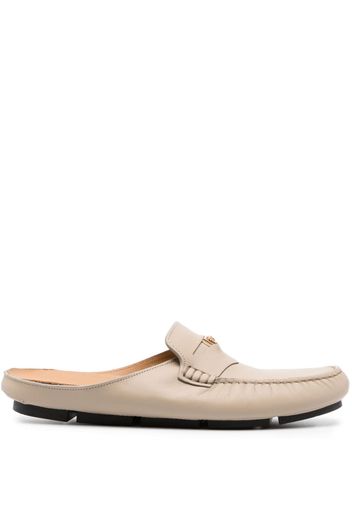 Versace Medusa plaque slip-on loafers - Nude