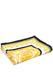 Versace Badetuch mit barockem Print - Weiß