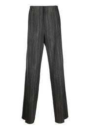 Versace striped tailored trousers - Grau