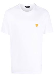 Versace T-Shirt mit Medusa-Stickerei - Weiß