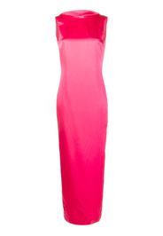 Versace cowl-back gown - Rosa