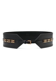 Versace Greca Goddess leather belt - Schwarz