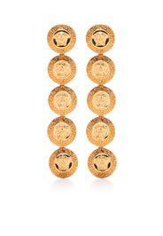 Versace Tribute Medusa drop earrings - Gold