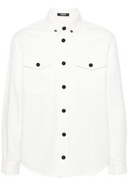 Versace Medusa-buttons cotton shirt - Weiß