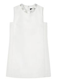Versace bead-embellished minidress - Weiß