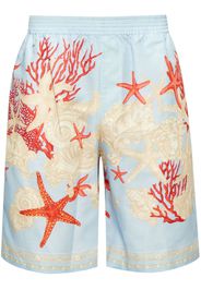 Versace Barocco-Sea cotton shorts - Blau