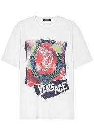 Versace Collana Punk T-Shirt - Weiß