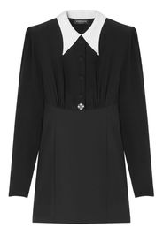 Versace pearl-detailing mini dress - Schwarz