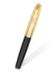 Versace logo-engraved ballpoint pen - Schwarz