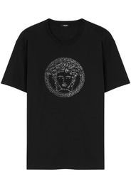 Versace logo-embellished T-shirt - Schwarz