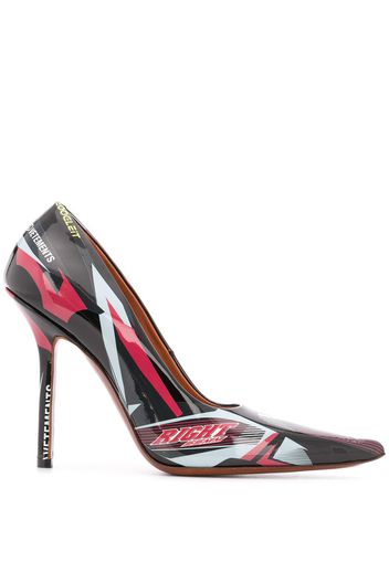 Vetements Pumps in Colour-Block-Optik - Rot