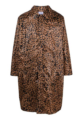 VETEMENTS leopard-print coat - Braun