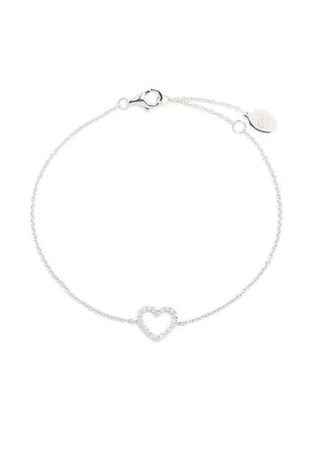 VEYNOU 14kt white gold diamond heart bracelet - Silber