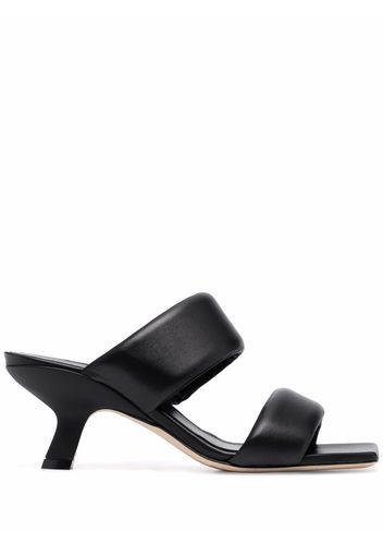 Vic Matie double-strap slip-on mules - Schwarz