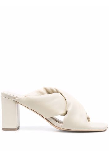 Vic Matie padded mules - Nude