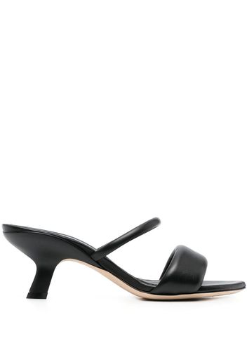 Vic Matie open-toe 70mm leather sandals - Schwarz