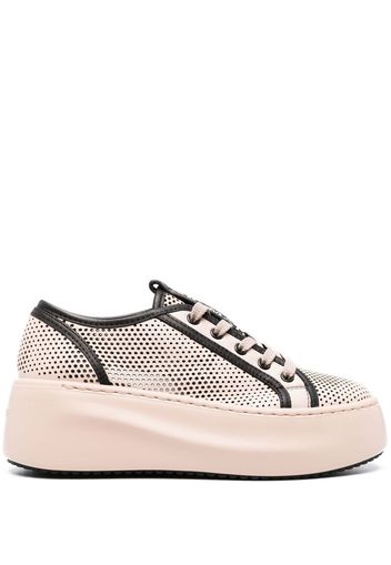 Vic Matie Travel perforated platform sneakers - Rosa