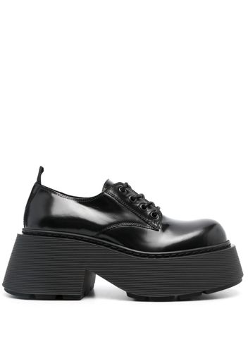 Vic Matie 80mm chunky leather brogues - Schwarz