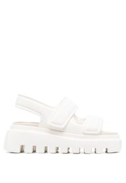 Vic Matie touch-strap leather sandals - Weiß