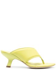 Vic Matie 75mm loe sculpted-heel sandals - Gelb