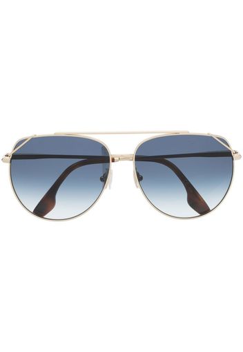 Victoria Beckham Eyewear VB230S Pilotenbrille - Gold