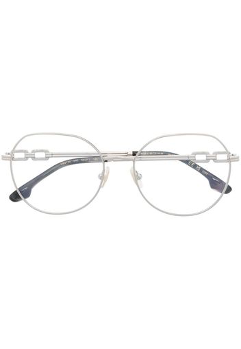 Victoria Beckham Eyewear Brille mit Kettendetail - Gold