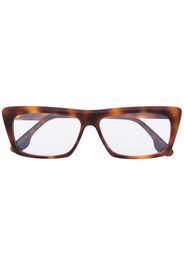 Victoria Beckham Eyewear Brille mit eckigem Gestell - Braun