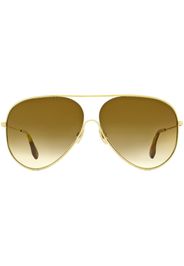 Victoria Beckham Eyewear VB133S Pilotenbrille - Gold