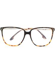 Victoria Beckham Eyewear Runde Sonnenbrille in Schildpattoptik - Braun