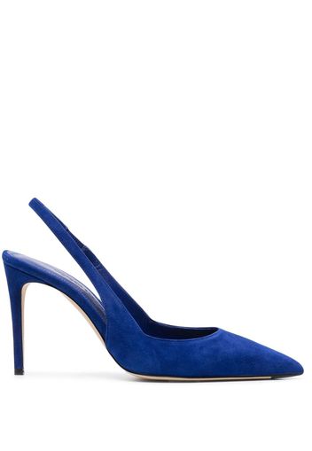 Victoria Beckham V Cut slingback 100mm pumps - Blau