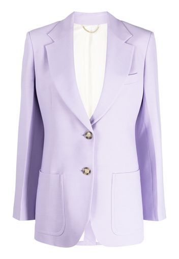 Victoria Beckham notched-lapels single-breasted blazer - Violett