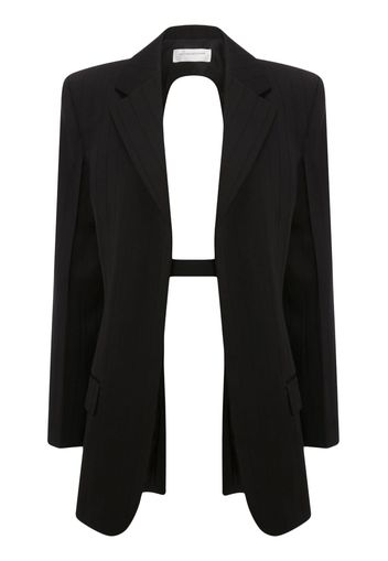 Victoria Beckham open-back single-breasted blazer - Schwarz