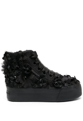 Viktor & Rolf Verzierte High-Top-Sneakers - Schwarz